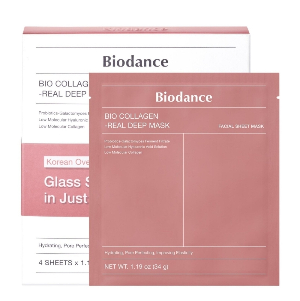 NEW Biodance Bio Collagen Real Deep Masks for Pore Minimizing 4 pack